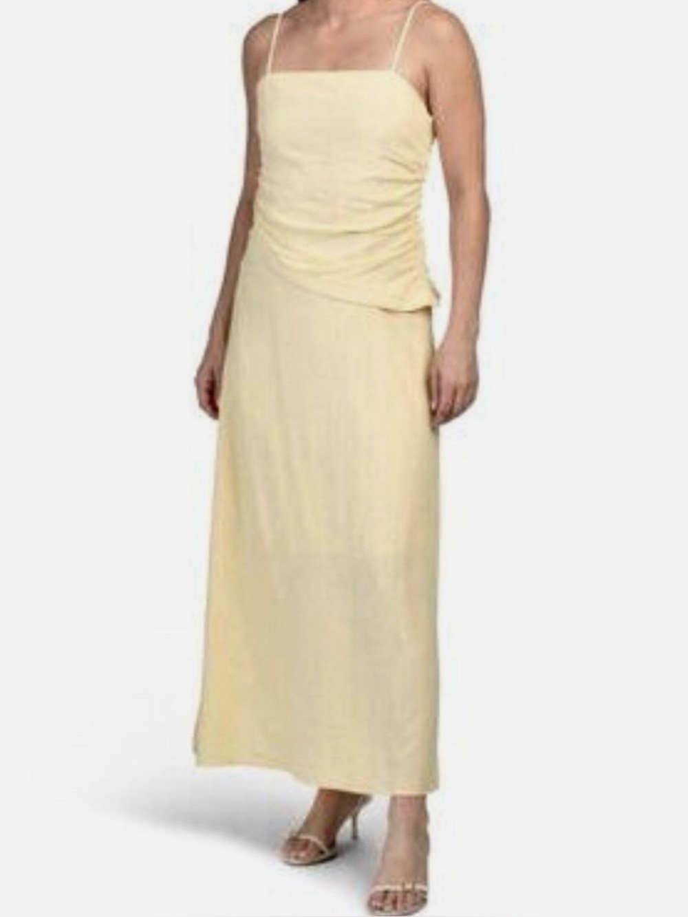 Bailey/44 Linen Strap Maxi Dress